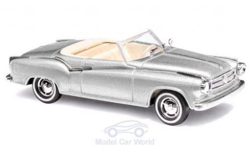Coche miniatura Borgward Isabella 1/87 Busch Cabriolet gris 1958 Borgward Isabella 1/87 Busch Cabriolet gris 1958 coche miniatura