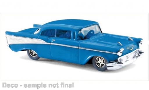 Coche miniatura Chevrolet Bel Air 1/87 Busch Bel air azul 1957 Chevrolet Bel Air 1/87 Busch Bel air azul 1957 coche miniatura