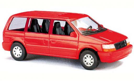 Coche miniatura Dodge RAM 1/87 Busch Ram Van rojo 1990 Dodge RAM 1/87 Busch Ram Van rojo 1990 coche miniatura