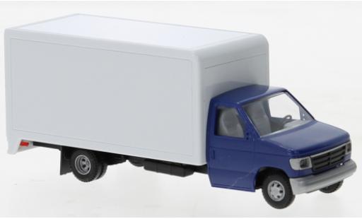 Coche miniatura Ford E350 1/87 Busch E-350 fourgon azul 1992 Ford E350 1/87 Busch E-350 fourgon azul 1992 coche miniatura