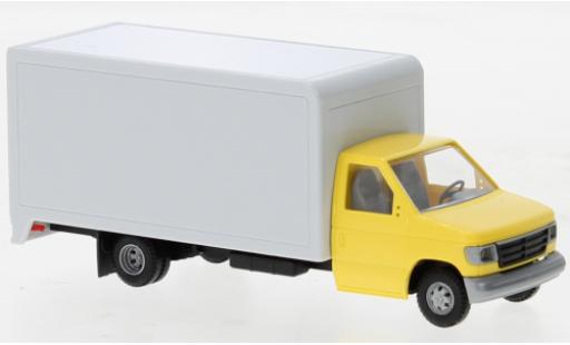 Coche miniatura Ford E350 1/87 Busch E-350 fourgon amarillo 1992 Ford E350 1/87 Busch E-350 fourgon amarillo 1992 coche miniatura