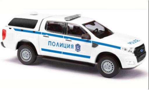 Coche miniatura Ford Ranger 1/87 Busch Polizia Bulgarien 2016 Ford Ranger 1/87 Busch Polizia Bulgarien 2016 coche miniatura
