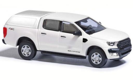 Ford Ranger 1/87 Busch blanco 2016 coche miniatura