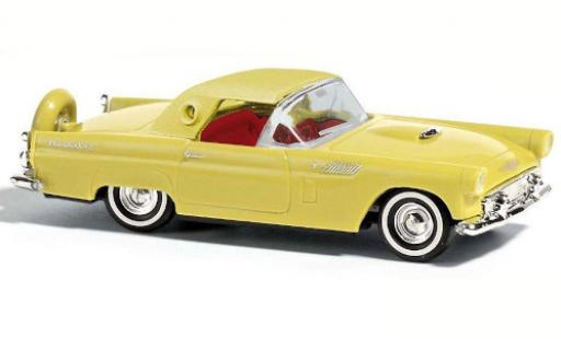 Coche miniatura Ford Thunderbird 1/87 Busch Hardtop amarillo 1956 Ford Thunderbird 1/87 Busch Hardtop amarillo 1956 coche miniatura