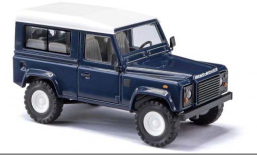 Coche miniatura Land Rover Defender 1/87 Busch 90 azul foncé 1983 Land Rover Defender 1/87 Busch 90 azul foncé 1983 coche miniatura