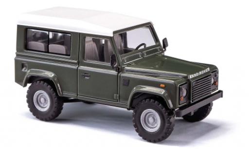 Coche miniatura Land Rover Defender 1/87 Busch 90 verde foncé 1983 Land Rover Defender 1/87 Busch 90 verde foncé 1983 coche miniatura