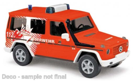 Coche miniatura Mercedes Classe G 1/87 Busch G-classe pompiers Essen 1990 Mercedes Classe G 1/87 Busch G-classe pompiers Essen 1990 coche miniatura