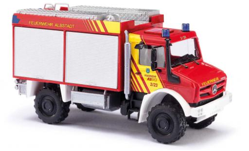 Coche miniatura Mercedes Unimog 1/87 Busch U 5023 pompiers Albstadt 2014 Mercedes Unimog 1/87 Busch U 5023 pompiers Albstadt 2014 coche miniatura