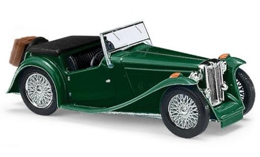 Coche miniatura MG Midget 1/87 Busch TC verde foncé RHD 1968 MG Midget 1/87 Busch TC verde foncé RHD 1968 coche miniatura