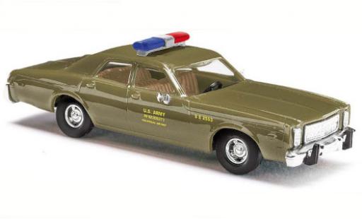 Coche miniatura Plymouth Fury 1/87 Busch Military Police 1976 Plymouth Fury 1/87 Busch Military Police 1976 coche miniatura