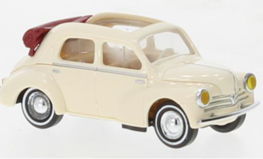 Coche miniatura Renault 4CV 1/87 Busch cabriolet beige 1954 Renault 4CV 1/87 Busch cabriolet beige 1954 coche miniatura