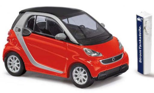 Coche miniatura Smart ForTwo 1/87 Busch Fortwo Electric Drive rojo 2012 Smart ForTwo 1/87 Busch Fortwo Electric Drive rojo 2012 coche miniatura