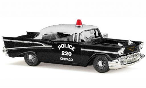 Coche miniatura Chevrolet Bel Air 1/87 Busch Chicago Police 1957 Chevrolet Bel Air 1/87 Busch Chicago Police 1957 coche miniatura