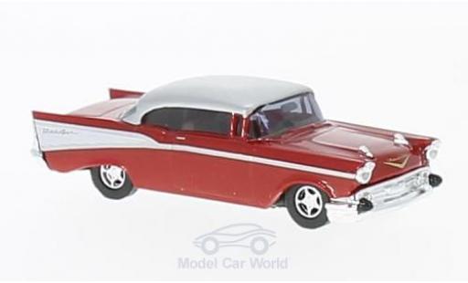 Coche miniatura Chevrolet Bel Air 1957 1/87 Busch metalico rojo/gris 1957 Chevrolet Bel Air 1957 1/87 Busch metalico rojo/gris 1957 coche miniatura
