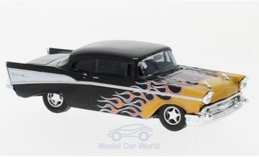 Coche miniatura Chevrolet Bel Air 1957 1/87 Busch negro/Dekor 1957 Chevrolet Bel Air 1957 1/87 Busch negro/Dekor 1957 coche miniatura