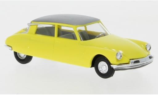 Coche miniatura Citroen DS 1/87 Busch 19 amarillo/metalico gris Citroen DS 1/87 Busch 19 amarillo/metalico gris coche miniatura