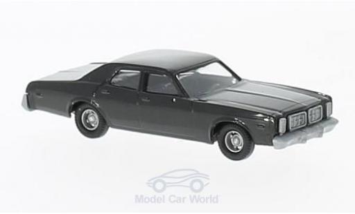 Dodge Monaco 1/87 Busch negro 1976 coche miniatura