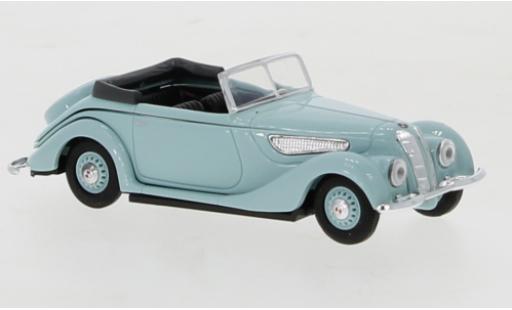 Coche miniatura EMW 327 1/87 Busch Cabriolet metalico azul 1952 EMW 327 1/87 Busch Cabriolet metalico azul 1952 coche miniatura