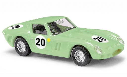 Coche miniatura Ferrari 250 1/87 Busch GTO verde No.20 Ferrari 250 1/87 Busch GTO verde No.20 coche miniatura