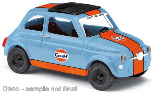 Fiat 500 1/87 Busch Gulf 1965 coche miniatura