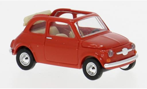 Fiat 500 1/87 Busch rojo 1965 1:87 coche miniatura