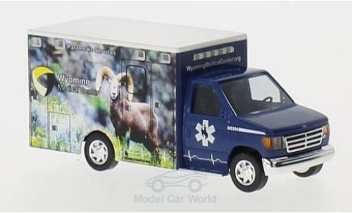 Coche miniatura Ford E350 1/87 Busch E-350 Wyoming Medical Center Ford E350 1/87 Busch E-350 Wyoming Medical Center coche miniatura