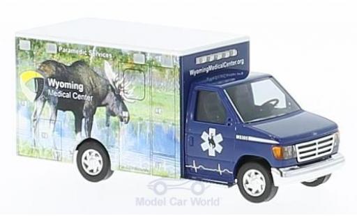 Coche miniatura Ford E350 1/87 Busch E-350 Wyoming Medical Center 1992 Ford E350 1/87 Busch E-350 Wyoming Medical Center 1992 coche miniatura