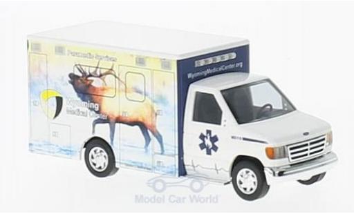 Coche miniatura Ford E350 1/87 Busch E-350 Wyoming Medical Center 1992 Elch Ford E350 1/87 Busch E-350 Wyoming Medical Center 1992 Elch coche miniatura