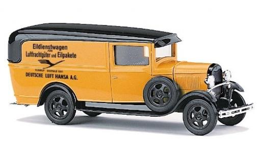 Coche miniatura Ford Model A 1/87 Busch A Deutsche Lufthansa Eildienstwagen Ford Model A 1/87 Busch A Deutsche Lufthansa Eildienstwagen coche miniatura
