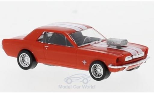 Coche miniatura Ford Mustang 1/87 Busch rojo/blanco Tuning Ford Mustang 1/87 Busch rojo/blanco Tuning coche miniatura