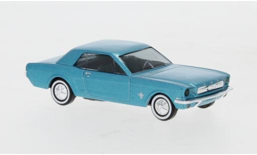 Coche miniatura Ford Mustang 1/87 Busch metalico verde Ford Mustang 1/87 Busch metalico verde coche miniatura