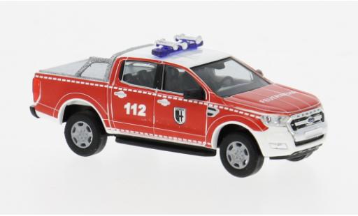 Coche miniatura Ford Ranger 1/87 Busch 2016 Feuerwehr Datteln 1:87 Ford Ranger 1/87 Busch 2016 Feuerwehr Datteln 1:87 coche miniatura
