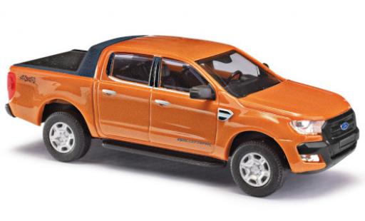 Coche miniatura Ford Ranger 1/87 Busch DoKa Wildtrak metalico naranja 2016 Ford Ranger 1/87 Busch DoKa Wildtrak metalico naranja 2016 coche miniatura