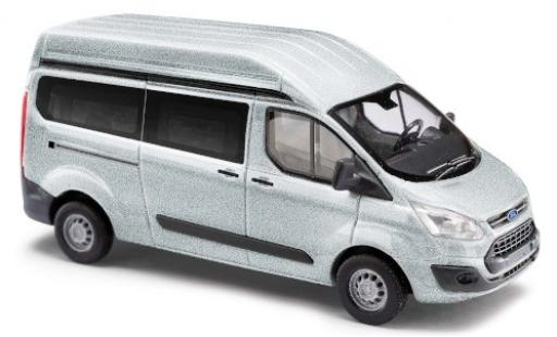 Coche miniatura Ford Transit 1/87 Busch Custom Hochdach gris bus Ford Transit 1/87 Busch Custom Hochdach gris bus coche miniatura