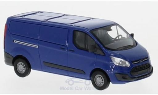 Coche miniatura Ford Transit 1/87 Busch Custom Kasten azul 2012 Ford Transit 1/87 Busch Custom Kasten azul 2012 coche miniatura