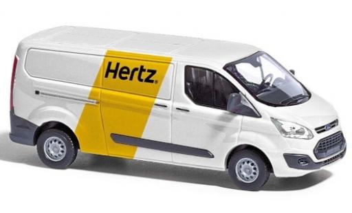 Coche miniatura Ford Transit 1/87 Busch Custom Kasten Hertz Autovermietung 2012 Ford Transit 1/87 Busch Custom Kasten Hertz Autovermietung 2012 coche miniatura
