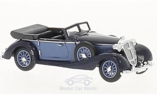 Coche miniatura Horch 853 1/87 Busch Cabriolet azul/azul Horch 853 1/87 Busch Cabriolet azul/azul coche miniatura