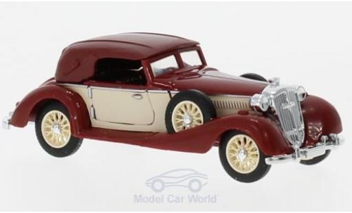 Coche miniatura Horch 853 1/87 Busch Cabriolet rojo/beige 1933 Horch 853 1/87 Busch Cabriolet rojo/beige 1933 coche miniatura