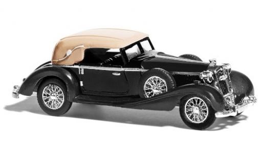 Coche miniatura Horch 853 1/87 Busch Cabriolet negro Scheunenfund Horch 853 1/87 Busch Cabriolet negro Scheunenfund coche miniatura