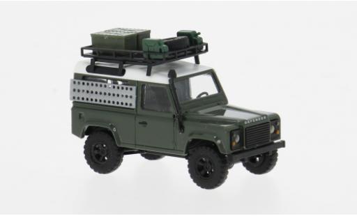 Coche miniatura Land Rover Defender 1/87 Busch 90 oliv 1983 1:87 Land Rover Defender 1/87 Busch 90 oliv 1983 1:87 coche miniatura