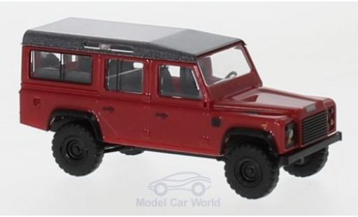 Coche miniatura Land Rover Defender 1/87 Busch metalico rojo/metalico gris 1983 Land Rover Defender 1/87 Busch metalico rojo/metalico gris 1983 coche miniatura