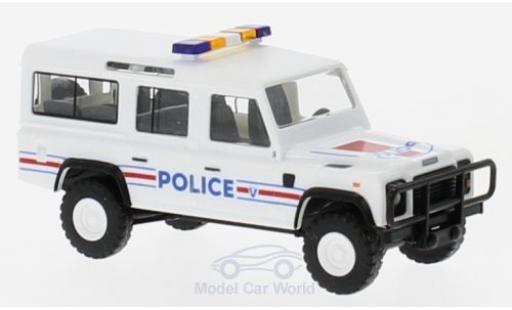Coche miniatura Land Rover Defender 1/87 Busch Polizei Frankreich 1983 Land Rover Defender 1/87 Busch Polizei Frankreich 1983 coche miniatura