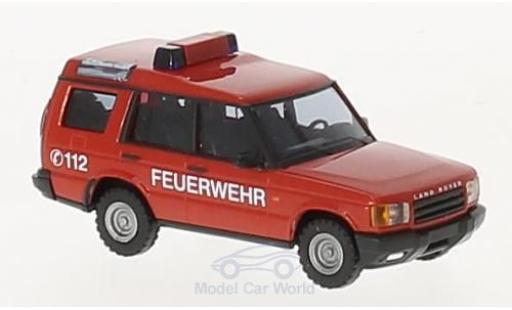 Coche miniatura Land Rover Discovery 1/87 Busch Feuerwehr 1998 Land Rover Discovery 1/87 Busch Feuerwehr 1998 coche miniatura