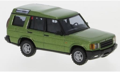 Coche miniatura Land Rover Discovery 1/87 Busch metalico verde Land Rover Discovery 1/87 Busch metalico verde coche miniatura