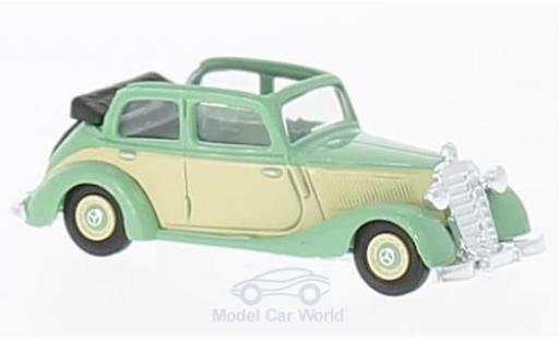 Coche miniatura Mercedes 170 1/87 Busch V Cabrio verde/beige 1936 Mercedes 170 1/87 Busch V Cabrio verde/beige 1936 coche miniatura