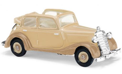 Coche miniatura Mercedes 170 1/87 Busch V Cabriolet beige/beige 1936 Mercedes 170 1/87 Busch V Cabriolet beige/beige 1936 coche miniatura