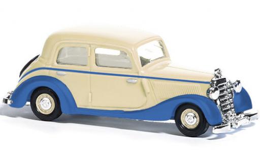 Coche miniatura Mercedes 170 1/87 Busch V blanco/azul Mercedes 170 1/87 Busch V blanco/azul coche miniatura