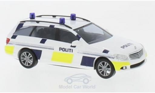 Coche miniatura Mercedes Classe C 1/87 Busch T-Modell Politi Mercedes Classe C 1/87 Busch T-Modell Politi coche miniatura