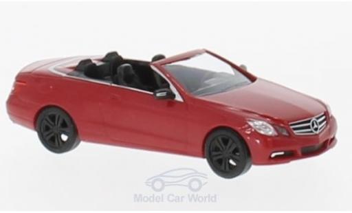 Coche miniatura Mercedes Classe E 1/87 Busch Cabriolet Sport (A 207) rojo 2010 Mercedes Classe E 1/87 Busch Cabriolet Sport (A 207) rojo 2010 coche miniatura