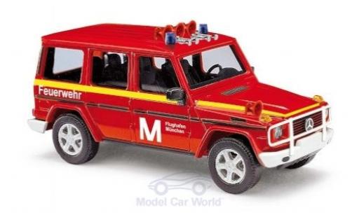Coche miniatura Mercedes Classe G 1/87 Busch Feuerwehr Flughafen München 1990 Mercedes Classe G 1/87 Busch Feuerwehr Flughafen München 1990 coche miniatura